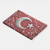 Notities met Turkse kleuren Post-it® Notes (Schuin)