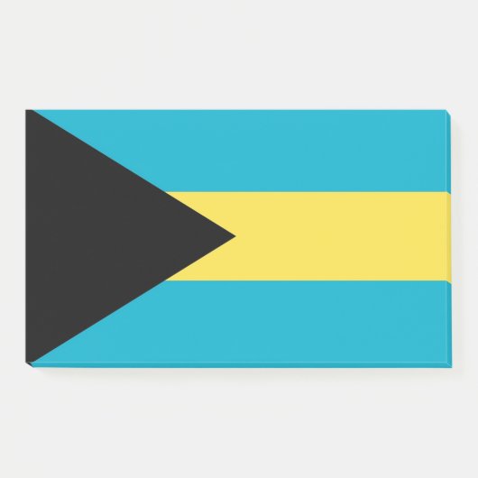 Notities met vlag van Bahama's Post-it® Notes (Voorkant)