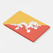 Notities met vlag van Bhutan Post-it® Notes (Schuin)