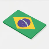Notities met vlag van Brazilië Post-it® Notes (Schuin)