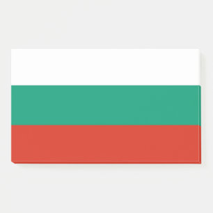 Notities met vlag van Bulgarije Post-it® Notes