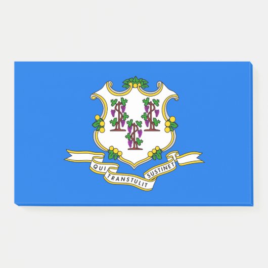 Notities met vlag van Connecticut, Verenigde State Post-it® Notes (Voorkant)