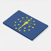 Notities met vlag van Indiana, Verenigde Staten Post-it® Notes (Schuin)
