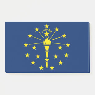 Notities met vlag van Indiana, Verenigde Staten Post-it® Notes