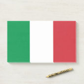 Notities met vlag van Italië Post-it® Notes (Op bureau)