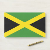 Notities met vlag van Jamaica Post-it® Notes (Op bureau)