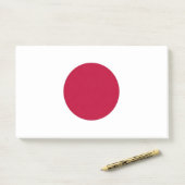 Notities met vlag van Japan Post-it® Notes (Op bureau)