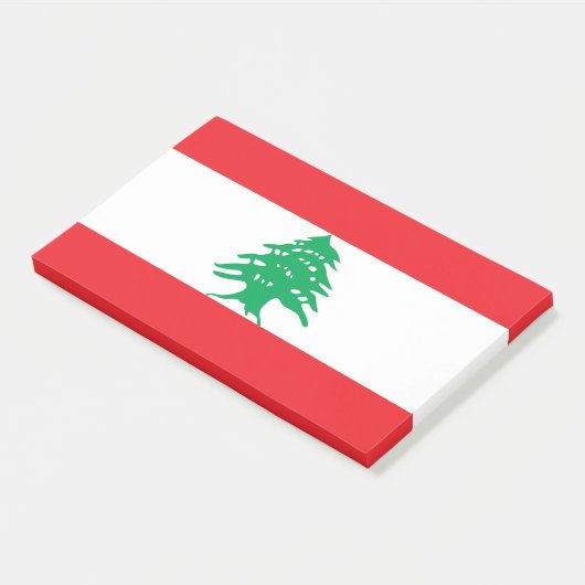 Notities met vlag van Libanon Post-it® Notes (Schuin)