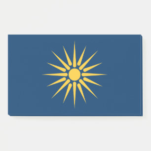 Notities met vlag van Macedonië, Griekenland Post-it® Notes