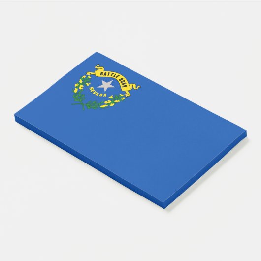 Notities met vlag van Nevada, Verenigde Staten Post-it® Notes (Schuin)
