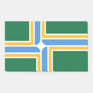 Notities met vlag van Portland City, Verenigde Sta Post-it® Notes