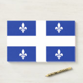 Notities met vlag van Quebec, Canada Post-it® Notes (Op bureau)