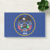 Notities met vlag van Utah, Verenigde Staten Post-it® Notes (Kantoor)