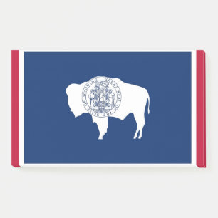 Notities met vlag van Wyoming, Verenigde Staten Post-it® Notes
