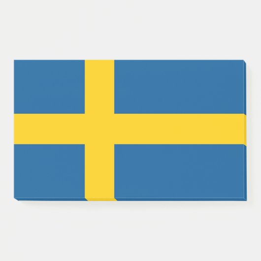 Notities met vlag van Zweden Post-it® Notes (Voorkant)