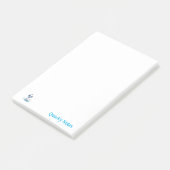 Notities Mooie Witte Eend Post-it® Notes (Schuin)