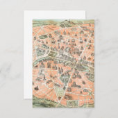  notities op de kaart van Parijs (Voorkant / Achterkant)