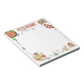Notities over Pizzadromen Notitieblok (Schuin)
