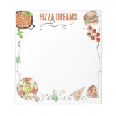 Notities over Pizzadromen Notitieblok (Voorkant)