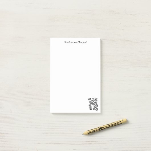 Notities Paddenstoelen Post-it® Notes (Op bureau)