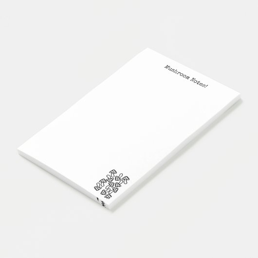 Notities Paddenstoelen Post-it® Notes (Schuin)