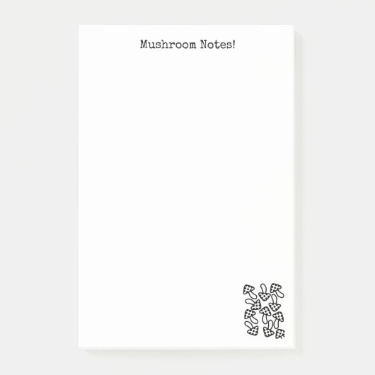 Notities Paddenstoelen Post-it® Notes (Voorkant)