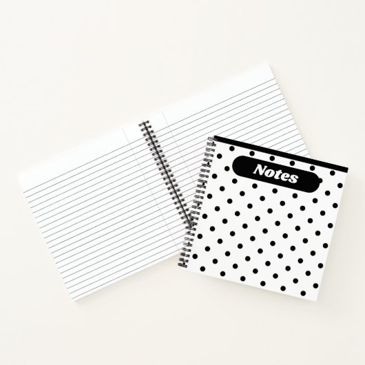 Notities - Polka dots Notitieboek (Binnen)