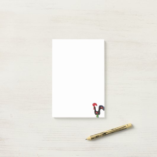 Notities Portugese Haan Berichten  Post-it® Notes (Op bureau)