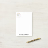 Notities Regenboog Eenhoorn Kleurrijk  Post-it® Notes (Op bureau)