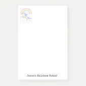 Notities Regenboog Eenhoorn Kleurrijk  Post-it® Notes (Voorkant)