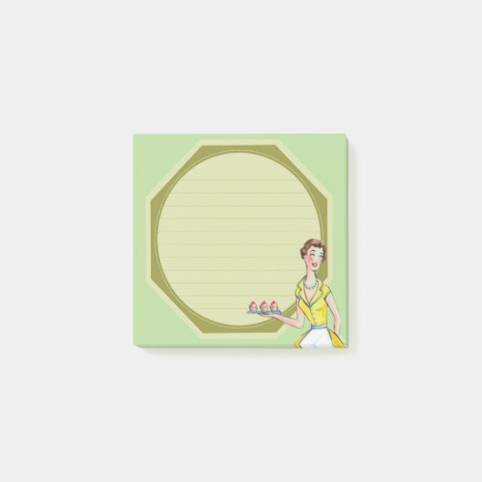 Notities Retro Recipe Ingredients Post-it® Notes (Voorkant)