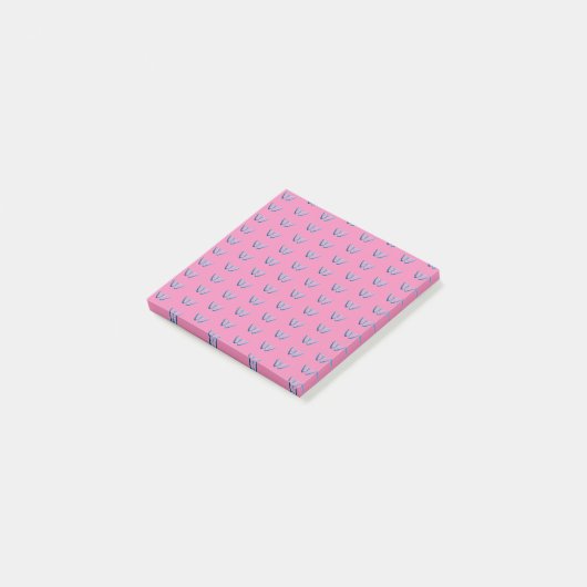 notities voor Butterfly Pattern Post-it Post-it® Notes (Schuin)