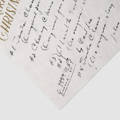 Notities voor de muziekklasse Junk Journal met ker Tissuepapier (Detail)