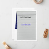 Notities voor laptops - Blank achteraan (Voorkant / Achterkant in situ)