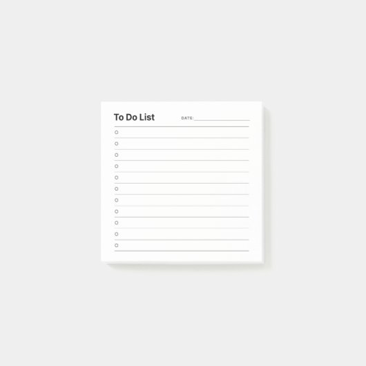 Notities voor lijsten maken post-it® notes (Voorkant)