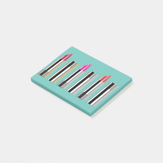 Notities voor lipstick post-it® notes (Schuin)