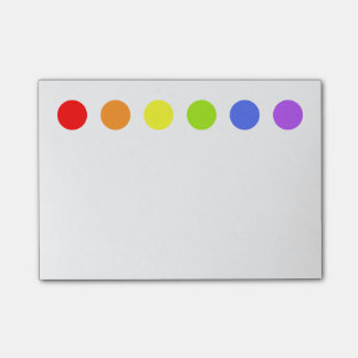 Notities voor regenboogStippen Post-it® Notes