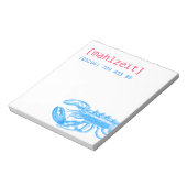 Notizkarten für Restaurants Notitieblok (Gedraaid)