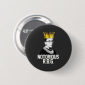 NOTORIEUZE R.B.G. RONDE BUTTON 5,7 CM (Voorkant /achterkant)