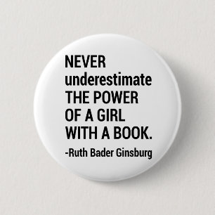 Notorieuze RBG Gift, Ruth Bader Ginsburg Quote Ronde Button 5,7 Cm