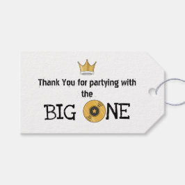 Notorious Big ONE 1st birthday Thank You Cadeaulabel
