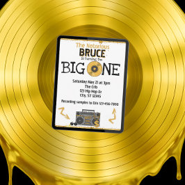 Notorious Big One Hip Hop 1st Birthday Kaart