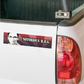 Notorious R.B.G. Bumpersticker (Op Truck)