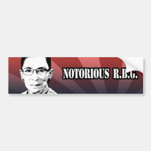 Notorious R.B.G. Bumpersticker