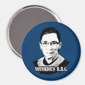 Notorious R.B.G. - Ruth Bader Ginsburg Magneet (Voorkant / Achterkant)