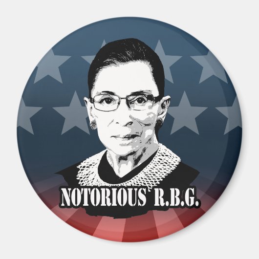 Notorious R.B.G. - Ruth Bader Ginsburg Magneet (Voorkant)