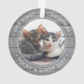 Notre 1er Noël 2 Animaux de compagnie Photo Grey F (dos)