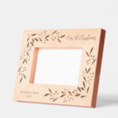 Notre 1er Noël - Cadres gravés personnalisés (Gauche)