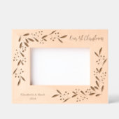 Notre 1er Noël - Cadres gravés personnalisés (Recto)