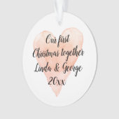 Notre 1er Noël ensemble arbre de Noël romantique (devant)